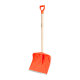 Kwazar snow shovel, for snow removal and cleaning work, with aluminum protective edge, sturdy and lightweight