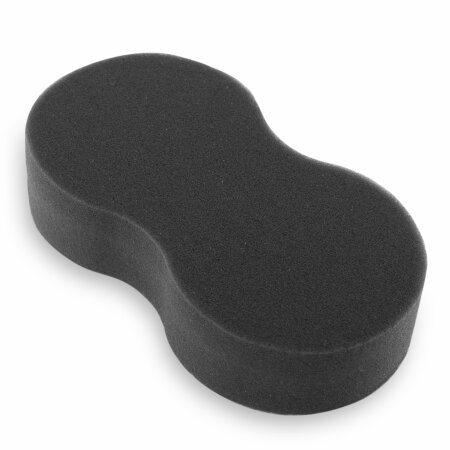 ValetPRO Sponge Applicator for Wax and Interior Cleaning- Black Wax Applicator