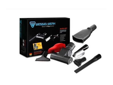Autopflege Set Carwash Edition Wessel Werk mit Car Wash Adapter für Tankstellen Sauger