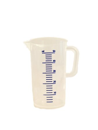 Measuring beaker 50ml Vitlab - German quality product for laboratories
