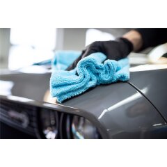 detailmate polishing cloth - 550 GSM, 40x40cm - blue - packed