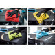 detailmate polishing cloth - 550 GSM, 40x40cm - blue, red, green, yellow - packed - pack of 4