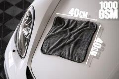 Mikrofiber Monkey - Suck it dry - Microfaser Trockentuch - 40x40cm, 1000 GSM - verpackt