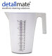 Measuring beaker transparent 2000ml - food safe, dishwasher safe, unbreakable, chemical resistant, spout drip-free, laboratory quality Made in Germany