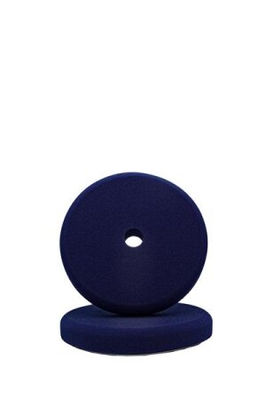 Nanolex Professional Polishing Sponge Polishing Pad with Hole, DA 150x25, Soft, Dark Blue x2