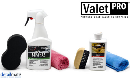 Detailmate Leder Reinigung Pflege Schutz Set aus Valet Pro