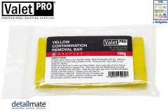 Valet Pro Set 3 Sorten Reinigungsknete 100g + Gleitmittel Citrus Bling zur professionellen Lackreinigung  + Gratis Detailmate Ratgeber zur Nutzung gelb / medium