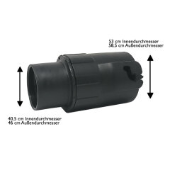Staubsaugerschlauch Set Staubsauger Zubehör 3 m passend für Caramba Auto 5.0 Nass Trocken Sauger inkl. 4 Adaptern für 36 35 mm Schlauchsysteme