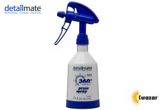 Ensemble detailmate fait par Kwazar 8 Mercury Super PRO+ Bouteille de pulvérisation 360 degrés 0,5 litre, Double Action Trigger