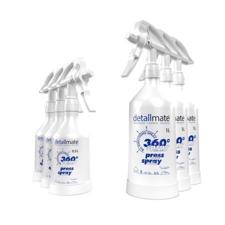 Set 3 Mercury Super PRO+ 360 Grad VITON Sprühflasche