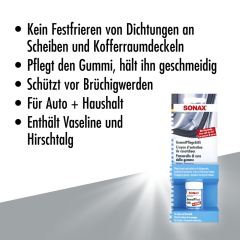 Crayon de soin pour caoutchouc Sonax 20g