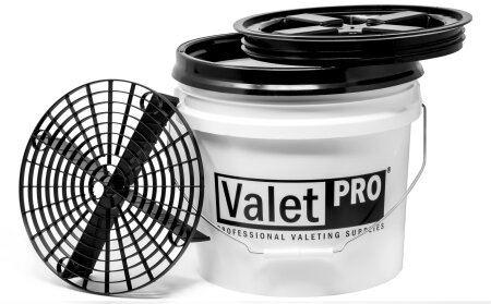 Set Detailmate - Seau de lavage ValetPRO 3,5 Gal (env.12L) avec Grit Guard et couvercle Gamma Seal Lid