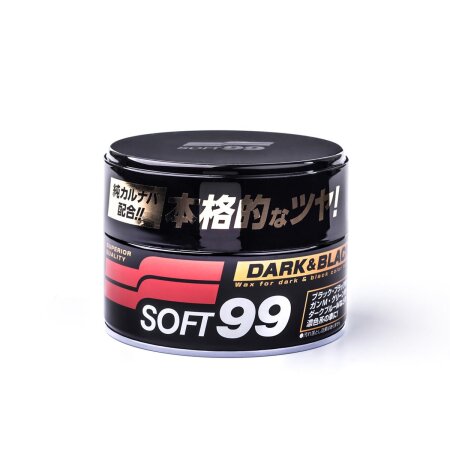 Soft99 Dark &amp; Black Wax, car hard wax, for black/dark car paint, 300 gr