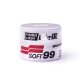 Soft99 White Soft Wax, car hard wax, for white/light car paints, 350 gr.
