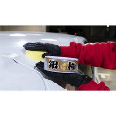 Soft99 extreme Gloss Wax The Kiwami Light + ORANGE SPLASH Mikrofasertuch 40x40 / 550GSM