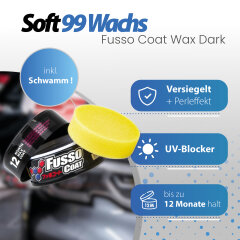 Soft99 New Fusso Coat 12 Months Wax Dark - Premium