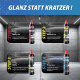 Kopie von Detailmate Set -  Menzerna Autopolitur Super Heavy Cut Compund HC1000 + Medium Cut 2500 + Super Finish Plus SFP3800 + Liquid Carnauba Protection + 4  sehr flauschige Poliertücher rot, gelb, grün, blau