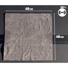 Nuke Guys Asphalt Love 5-pack Edgeless GreyLow Microfibre Cloth, grey, 40x40cm, 380 GSM, low Floor