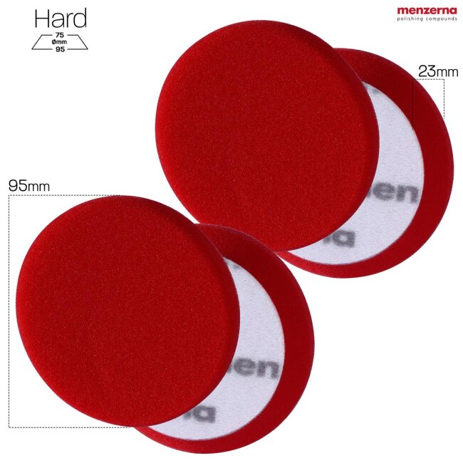 Menzerna Heavy Cut Foam Pad rot. Jetzt bei , 23,80 €