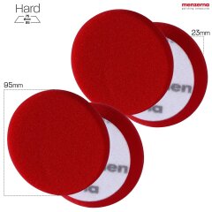 Menzerna Heavy Cut Foam Pad PREMIUM - 95 mm - rot