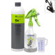 detailmate Green Star Set:  Koch Chemie GreenStar Universalreiniger Auto Industrie Werkstatt 1L +  KWAZAR Mercury Sprühflasche Green Edition - 0,5l - für ph 8-14 geeignet + Messbecher 50ml