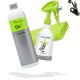 Set detailmate Green Star: Nettoyant Universel Koch Chemie GreenStar pour Auto et Industrie 1L + Bouteille Pulvérisatrice KWAZAR Mercury Edition Verte - 0,5l - compatible pH 8-14 + Chiffon Microfibre