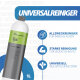 detailmate Green Star Set Auto Innenreinigung: Koch Chemie GreenStar Universalreiniger 1L + KWAZAR Mercury Sprühflasche Green Edition - 0,5l - ph 8-14 geeignet + 2x Mikrofasertuch + Valet Pro Pinsel