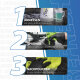 detailmate Green Star Set Auto Innenreinigung: Koch Chemie GreenStar Universalreiniger 1L + KWAZAR Mercury Sprühflasche Green Edition - 0,5l - ph 8-14 geeignet + 2x Mikrofasertuch + Valet Pro Pinsel