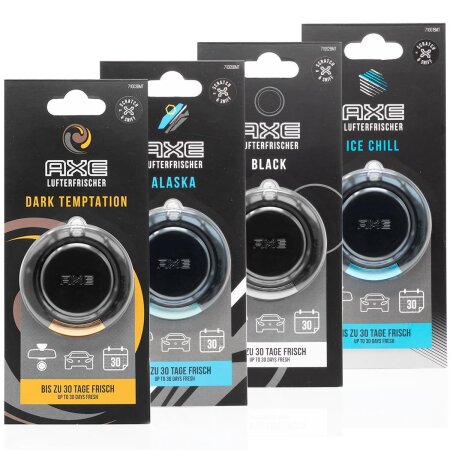 4er Set - Ice Chill, Black, Dark Temptation, Alaska