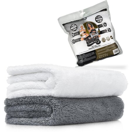 Nuke Guys Towel Twins - Wash Cloth Set: 2 Cloth Wash Method - 40x60cm, 550GSM - Packaged - Set of 2
