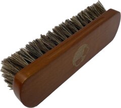 Nuke Guys Leather Horse Hair Brush with Wooden Handle and...