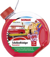 SONAX WindscreenWash Concentrate Cherry Kick, 3 litres...