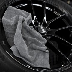 Kit de Nettoyage de Jantes Detailmate - Nettoyant pour Jantes SONAX FelgenBeast 1L + Pinceau de Nettoyage Valet Pro + Chiffon en Microfibre Polyvalent 40x40cm, 380 GSM + Gants de Protection
