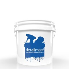 detailmate Set: NEW detailmate Wash Bucket Wasch Eimer 3,5 Gallonen (ca.12,5 Liter) made by GritGuard + Grit Guard Eimer Einsatz blau