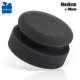 Handpolierschwamm medium schwarz, Ø 90/50mm, Made in Germany