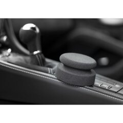 Handpolierschwamm soft, schwarz (feinzellig), Ø 90/50mm