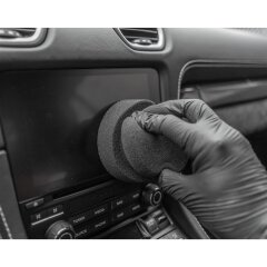 Handpolierschwamm soft, schwarz (feinzellig), Ø 90/50mm