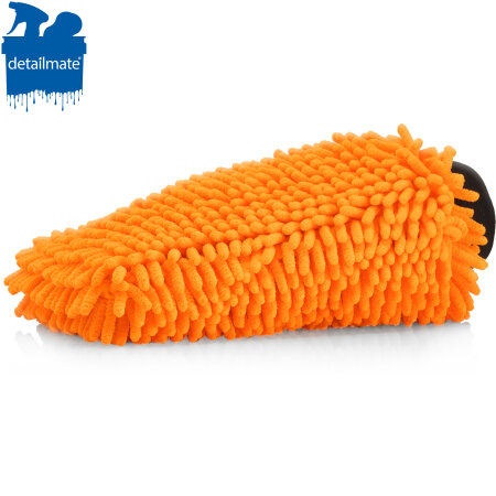 Waschhandschuh orange detailmate