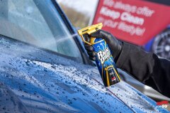 Soft99 Rain Drop Bazooka, 300ml - Sprühversiegelung für Lack, Scheinwerfer, Glasoberfläche, Reifen, Chrom, Kunststoff (außen), Felgen Bazooka+ 40x40 schwarz