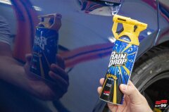 Soft99 Rain Drop Bazooka, 300ml - Sprühversiegelung für Lack, Scheinwerfer, Glasoberfläche, Reifen, Chrom, Kunststoff (außen), Felgen Bazooka+ 40x40 schwarz