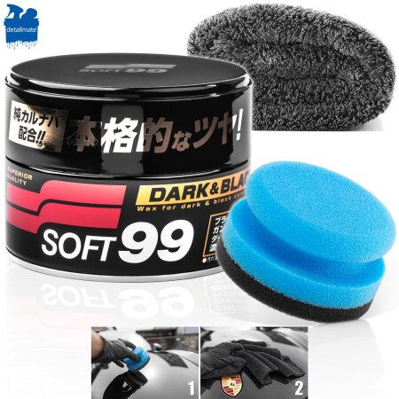detailmate Soft99 Dark & Black Wax Auto Hartwachs, für schwarze/dunkl,  24,99 €