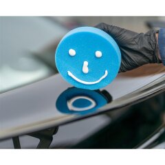 Handpolierschwamm -  Medium Cut Foam, XL, blau, Ø 130/50mm