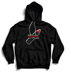 Menzerna hoodie, black, print MZ size M