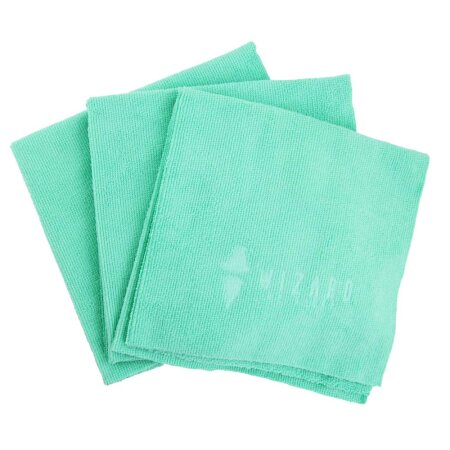 Wizard of Gloss Wipe Out Coating Polishing Cloths 250GSM 40x40cm Set of 3