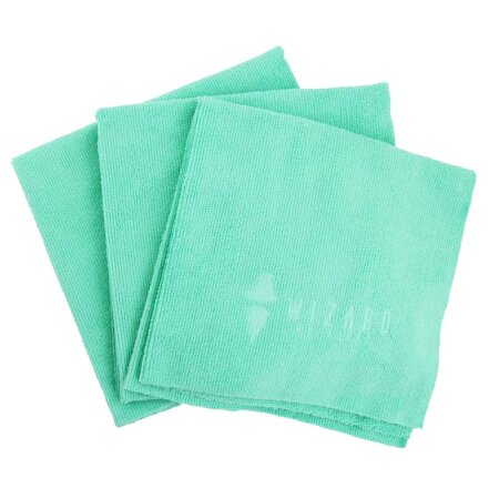 Chiffons de Polissage Wizard of Gloss Wipe Out 250GSM, 40x40cm, Set de 3