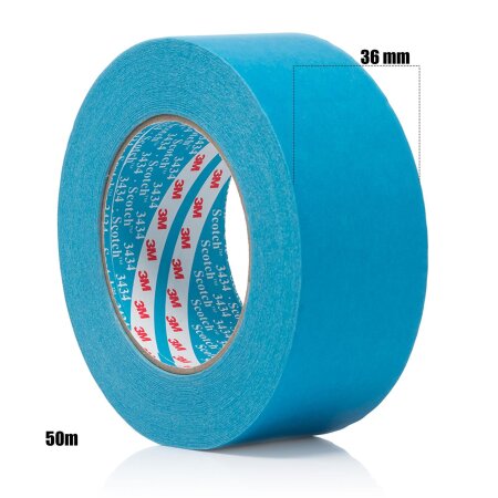 Ruban de masquage 3M 3434 bleu 36mm/50Mètres
