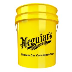 Meguiars Yellow Bucket 5 Gallon EMPTY BUCKET FOR GRIT GUARD