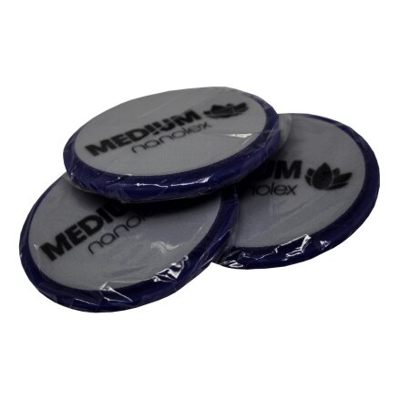 Nanolex Profi Polierschwamm Polish Pad, 145x13x125 mm, Medium, Lila, x3