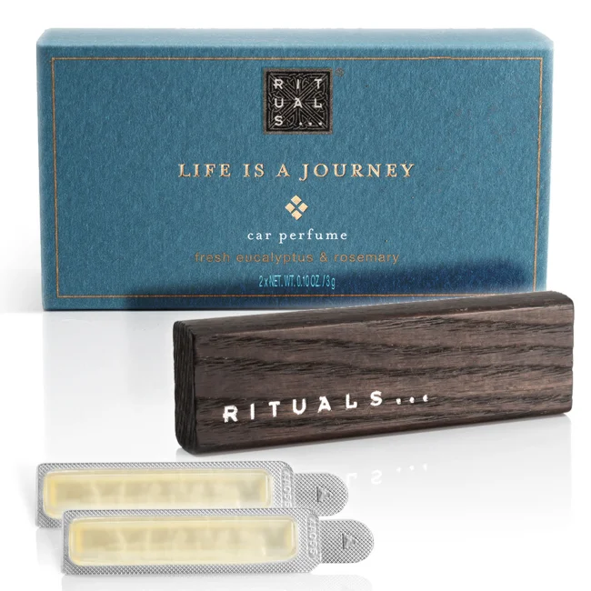 Parfum de Voiture Rituals - 2x 3 gr avec Support en Bois...