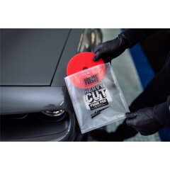 Garage Freaks Twarda Pianka Polerska Heavy Cut Foam Pad - czerwona, 150mm